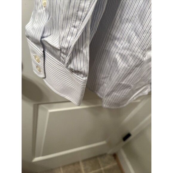 Men's Stripe Button Front Shirt Long Sleeve Size XL Multi-Color - Picture 15 of 15